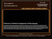 Tablet Screenshot of celebrityconsignments.com